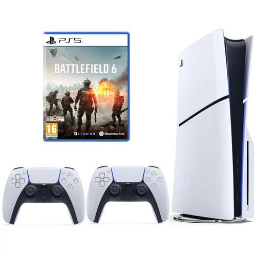 Pack PS5 Slim de 1 TB com Battlefield 6 + comando adicional