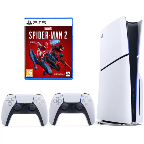 Pack PS5 Slim 1 TB com Spiderman 2 + comando adicional